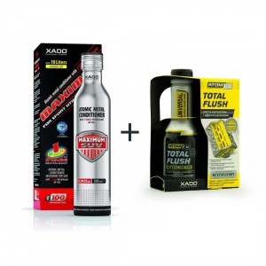 XADO AMC Maximum SUV Revitalizant za motor (360 ml) + XADO Atomex Total Flush Čistilec motorja (250ml) XADO AMC Maximum SUV Revitalizant za motor (360 ml) + XADO Atomex Total Flush Čistilec motorja (250ml)