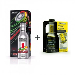 XADO AMC Maximum 1 Stage Revitalizant za motor (225ml) + XADO Atomex Total Flush Čistilec motorja (250ml) XADO AMC Maximum 1 Stage Revitalizant za motor (225ml) + XADO Atomex Total Flush Čistilec motorja (250ml)