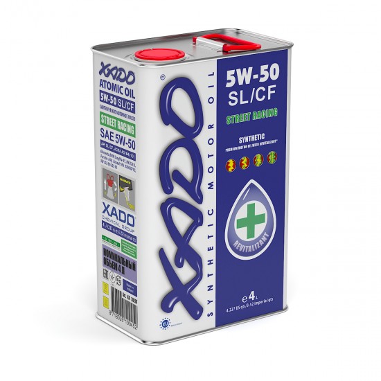 XADO Atomic motorno olje 5W50 SL/CF Street Racing 1L