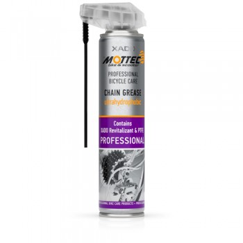 XADO MOTTEC Proffesional Chain grease for bicycles for wet conditions - Mast v spreju za verige koles za mokre pogoje (200ml) XADO MOTTEC Proffesional Chain grease for bicycles for wet conditions - Mast v spreju za verige koles za mokre pogoje (200ml)