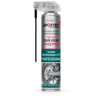 XADO MOTTEC Proffesional High-speed Chain Grease - Mast v spreju za motorske verige za suhe pogoje (200ml) XADO MOTTEC Proffesional High-speed Chain Grease - Mast v spreju za motorske verige za suhe pogoje (200ml)