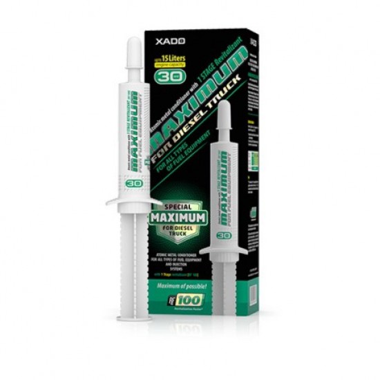 XADO Atomic metal conditioner 1 stage maximum for diesel truck - revitalizant (30ml) XADO Atomic metal conditioner 1 stage maximum for diesel truck - revitalizant (30ml)